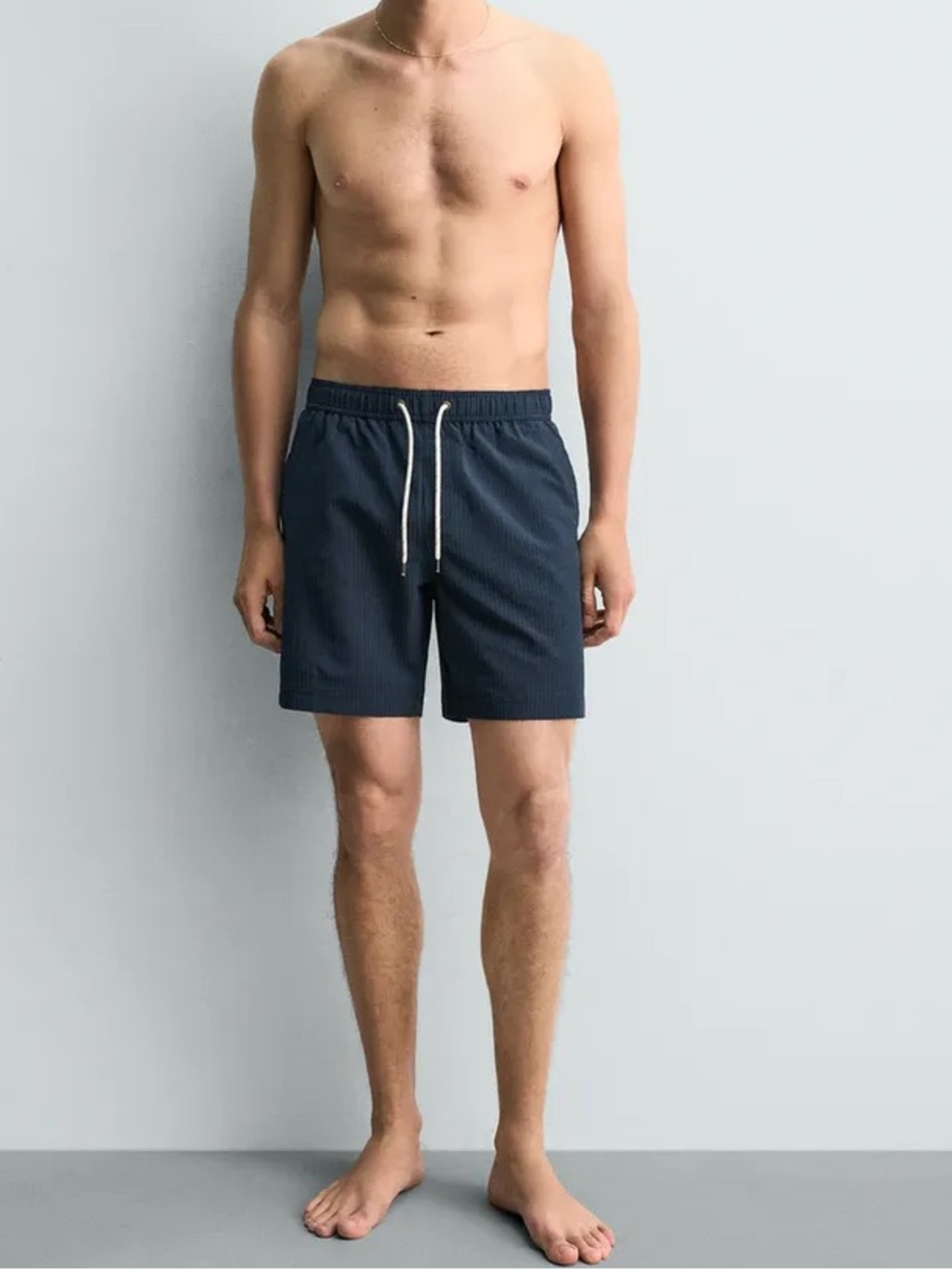 Men's Navy Swim Trunks J. Crew